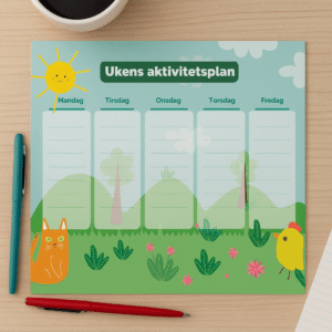 ukens aktivitetsplan